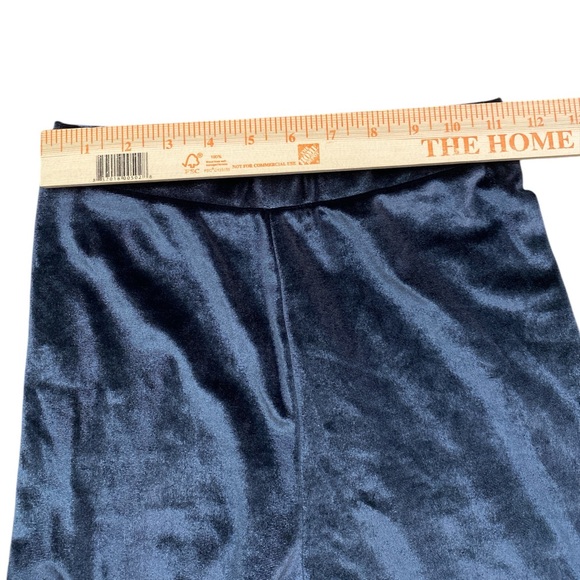 Zara high waist neutral minimal velvet leggings - Picture 4 of 5